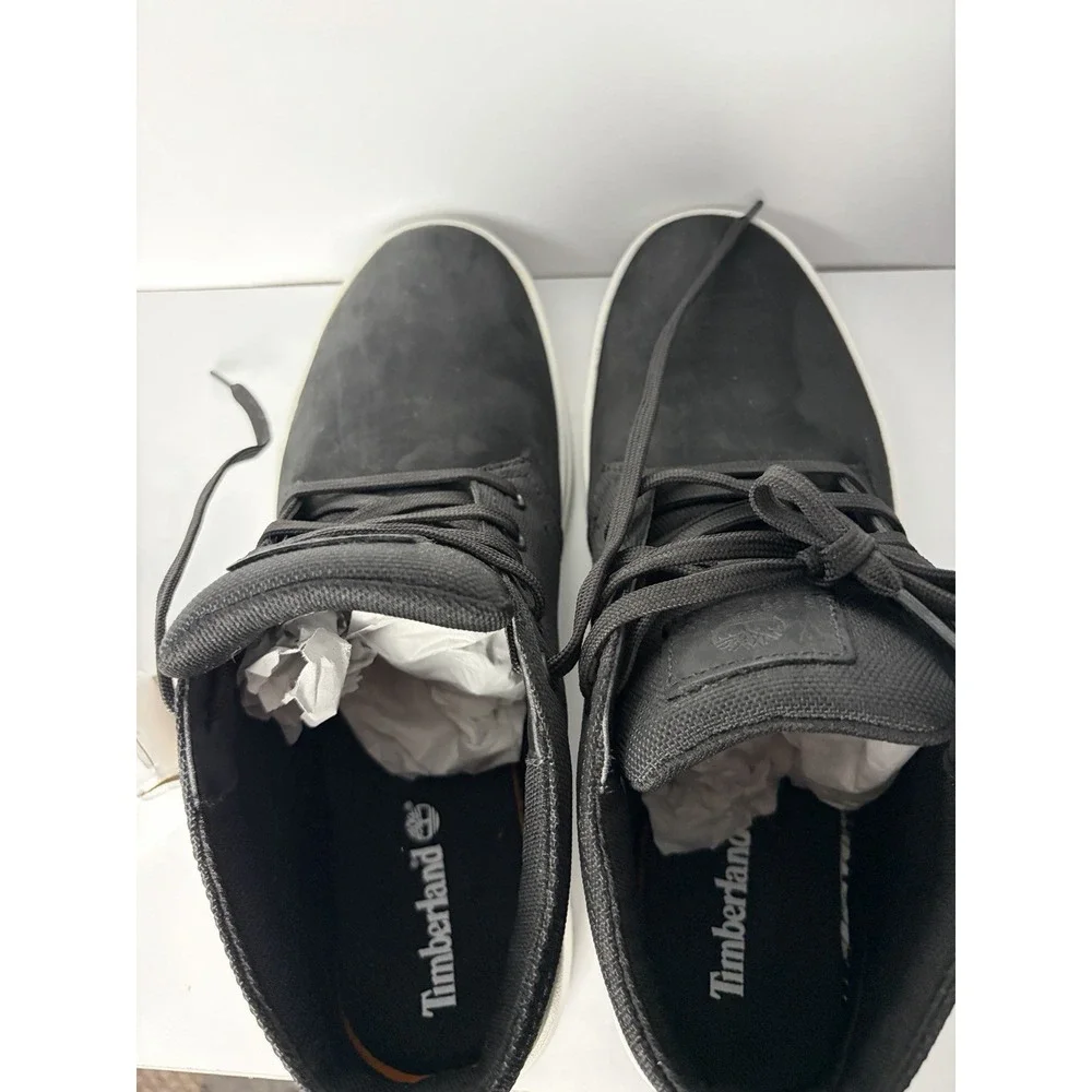Timberland Davis Square Chukka Black Nubuck Men's Size 9 TB0A1015 With Box